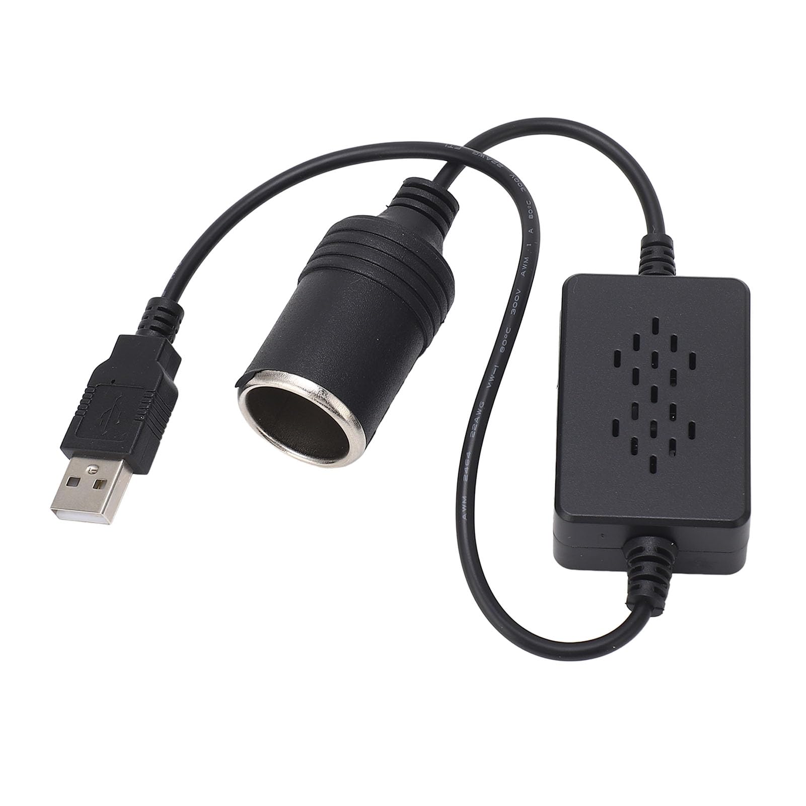 GRCFUMO 12V CAR Zigarre Leichter Sockeladapter, USB C bis Zigaretten -Feuerzeugadapter, Stromkabelkabel für Armaturenbrett Cam, Auto -LED -Lichtstreifen, Automobilelektronik (USB) von Grcfumo