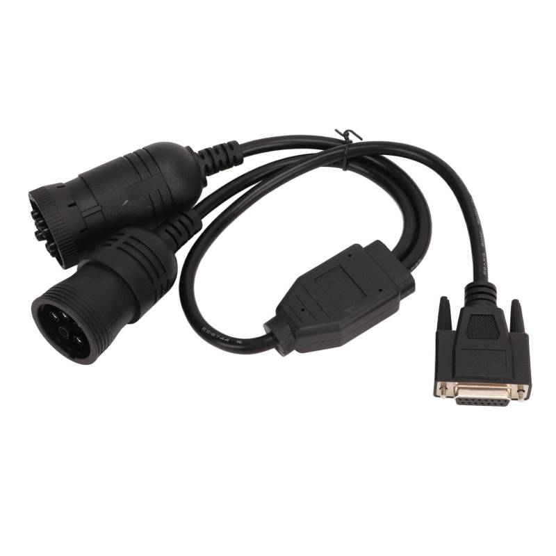 Grcfumo 1-teiliges Diagnoseadapterkabel, Hauptkabel, Diagnoseadapterkabel 457 6114 9-poliges 6-poliges Robustes Anti-Riss-Diagnoseanschlusskabel Passend für ET3 317 7485 von Grcfumo