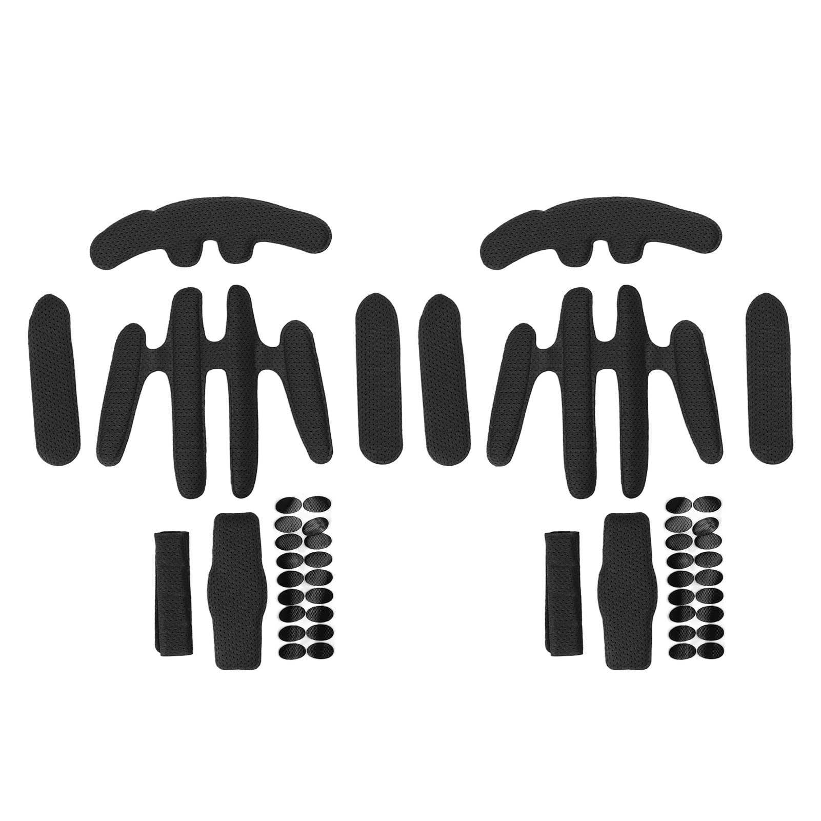 Grcfumo 2 -Sets Fahrradhelmfutter, Schwammhelme, klebrige Klebstoff -Helm -Polster -Kit, Helme Auskleidung Sponge Pad für Elektrofahrradfahrten (Eine Größe) von Grcfumo