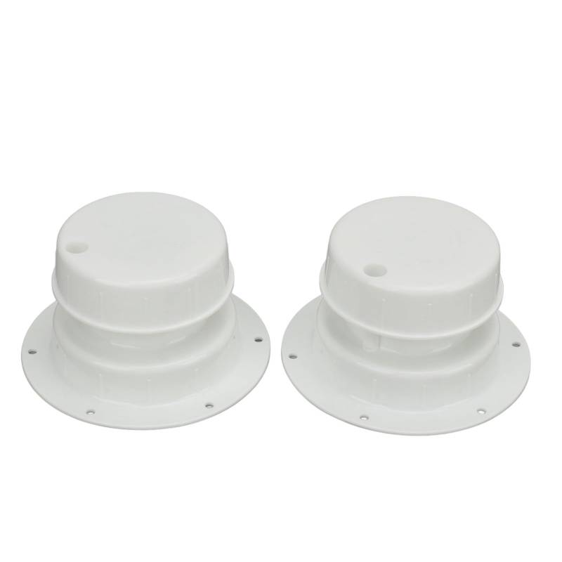 Grcfumo 2PCS RV Sanitär Entlüftungskappen, verhindern Lecks Plastikdach -Abdeckungsdeckel für RV -Anhänger Wohnmobil 1 bis 2 Zoll Rohre von Grcfumo