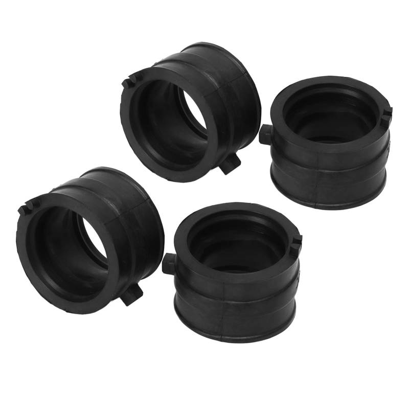 Grcfumo 4 Pcs Carb Intake Manifold Boots Rubber Carb Adapter Set for NV400 CJ CK Steed 400 VRX400T NV600 VT600C VT600CD Shadow von Grcfumo