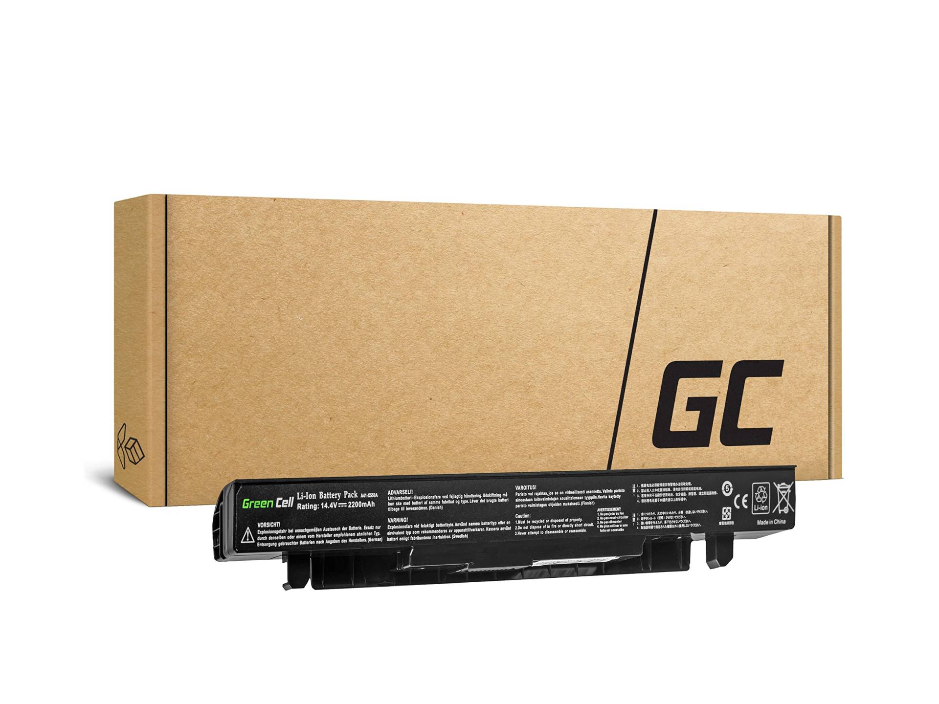 Green Cell A41-X550A Laptop Akku für Asus X550 X550C X550CA X550CC X550L X550V R510 R510C R510CA R510CC R510J R510JK R510L R510LA R510LB R510LC R510VB R510VC A550 A550J F550 F550C F550L X552C Green Cell A41-X550A Laptop Akku für Asus X550 X550C X550CA X550CC X550L X550V R510 R510C R510CA R510CC R510J R510JK R510L R510LA R510LB R510LC R510VB R510VC A550 A550J F550 F550C F550L X552C von Green Cell