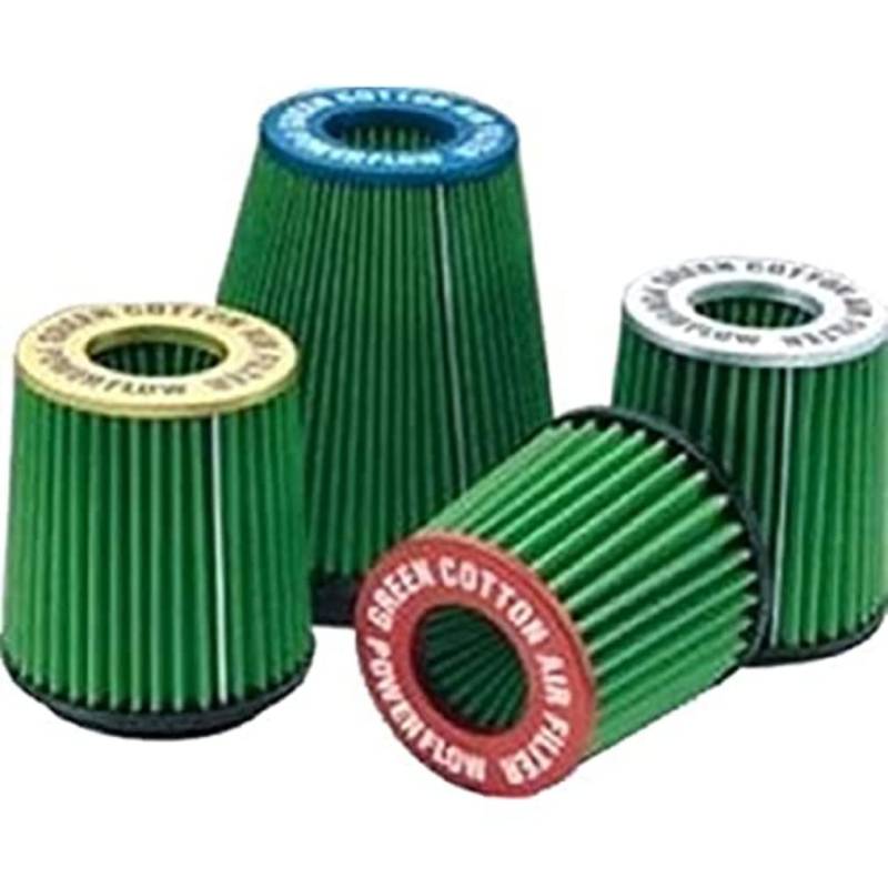 Green Filters TA4.70 Universal Power-Flow-Filter Cilindrico, Silber von GREEN