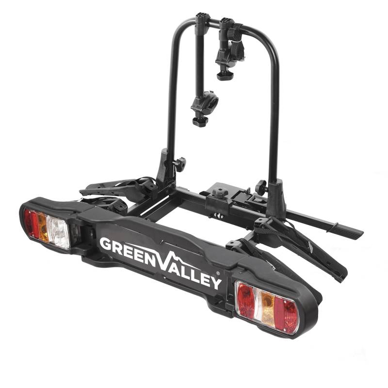 GREENVALLEY Discovery-2, Complete for 2 Bikes with Folding Plastic Rail von Green Valley