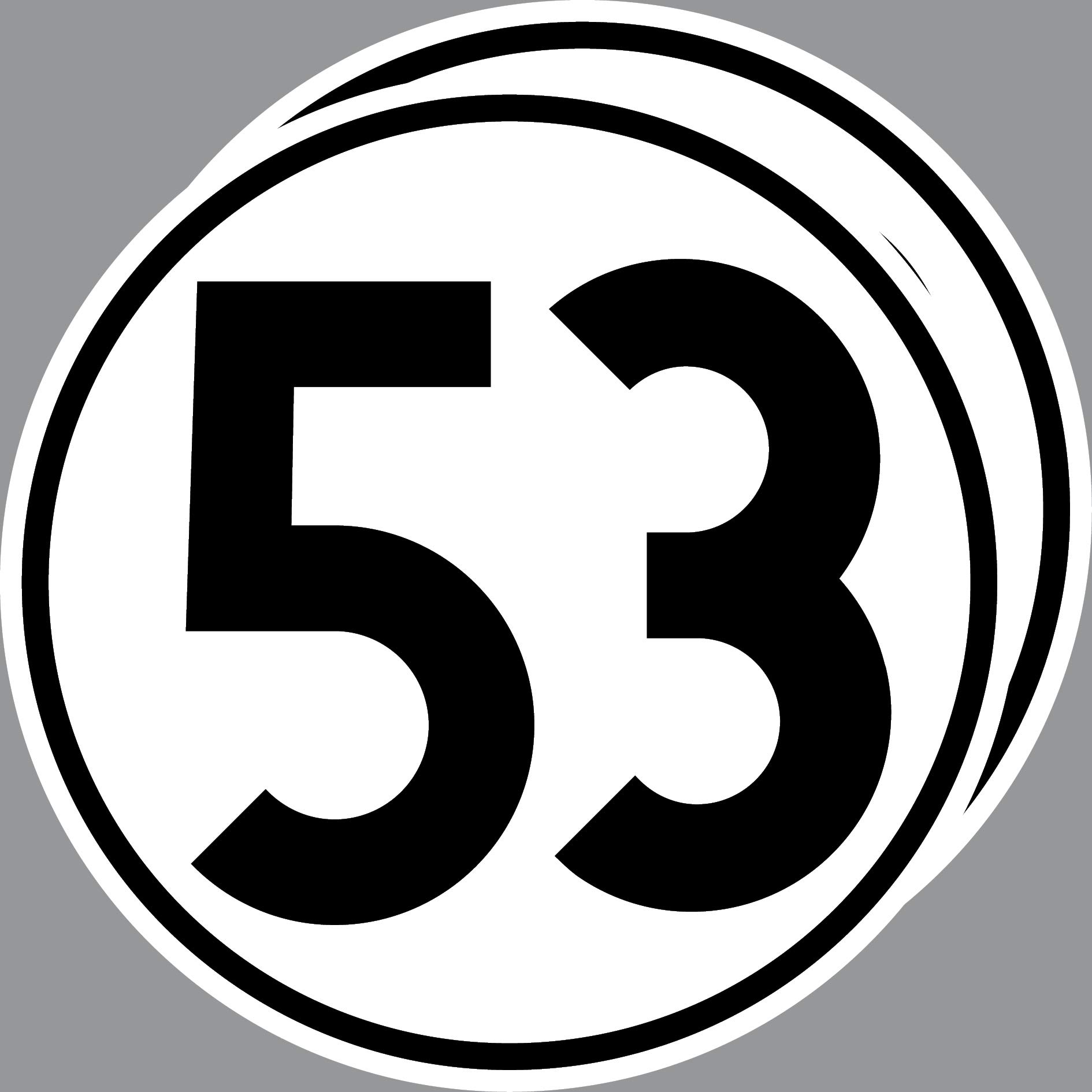 2 Aufkleber 20cm Startnummer 53 Sticker Auto Start Nummer Herbie VW Käfer Deko 2 Aufkleber 20cm Startnummer 53 Sticker Auto Start Nummer Herbie VW Käfer Deko von Pehvdkuq