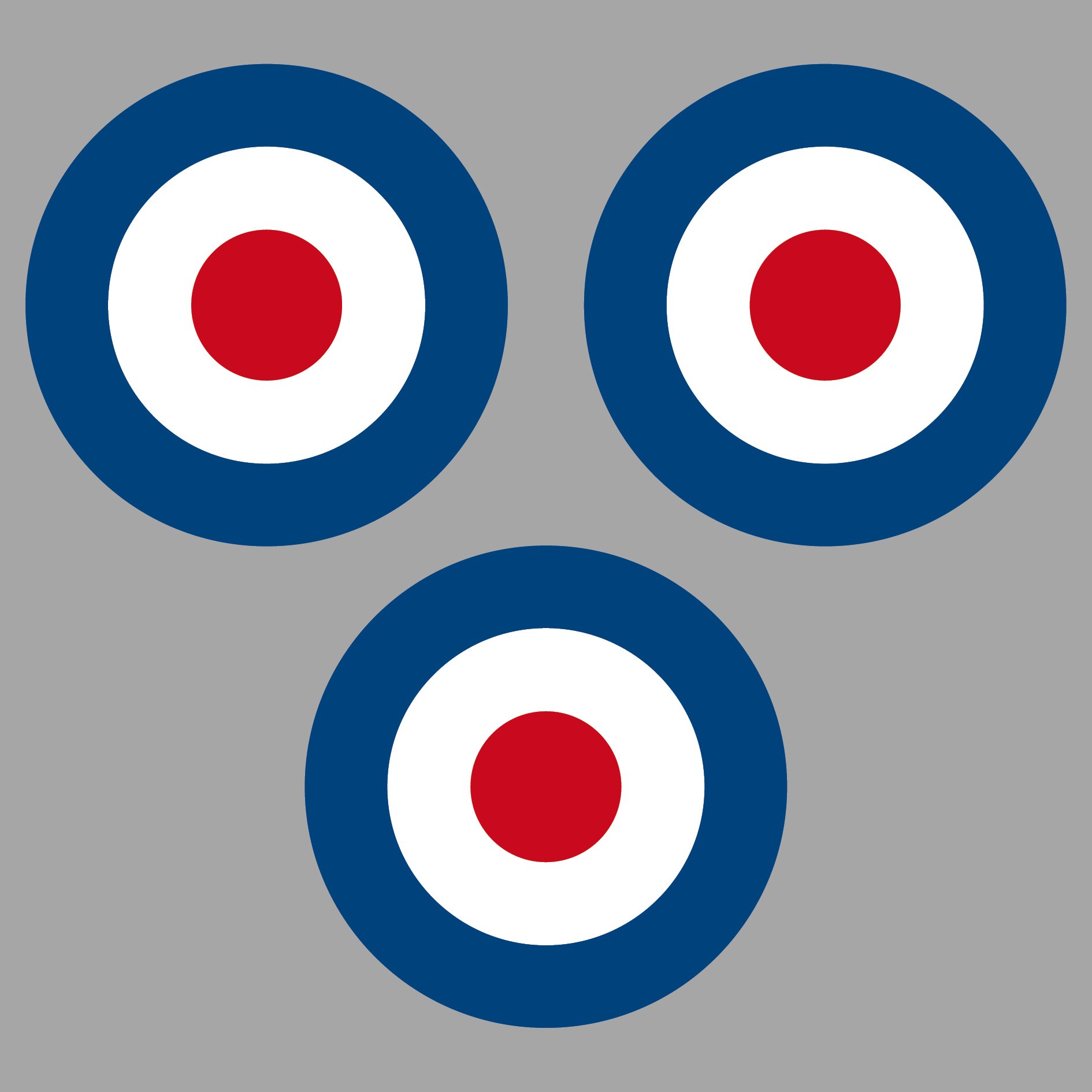 GreenIT Aufkleber Sticker 4cm Target Mod UK GB England Roller Vespa Symbol Zeichen Auto Motorrad (3) von GreenIT