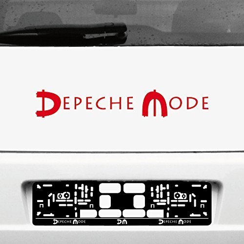 GreenIT Schriftzug Spirit Aufkleber Tattoo die Cut car Decal Auto Heck Deko Folie Autofolie Autoaufkleber Depeche Mode (rot) von GreenIT
