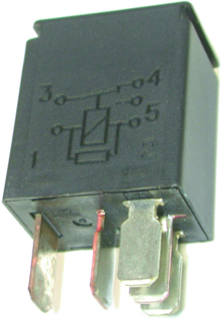 Greenstar Elektrisches Relais 5 Klemme 12V 20A für Aufsitzmäher MTD Schneepflug schwarz 4736 von Greenstar