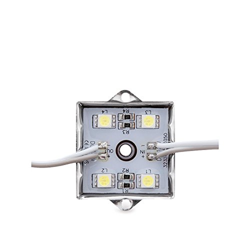 Modul 1,44W 130Lm 4200ºK 4 LEDs Aluminium SMD5050 40.000H [US-LMA5050W4-0001] | Greenice von Greenice