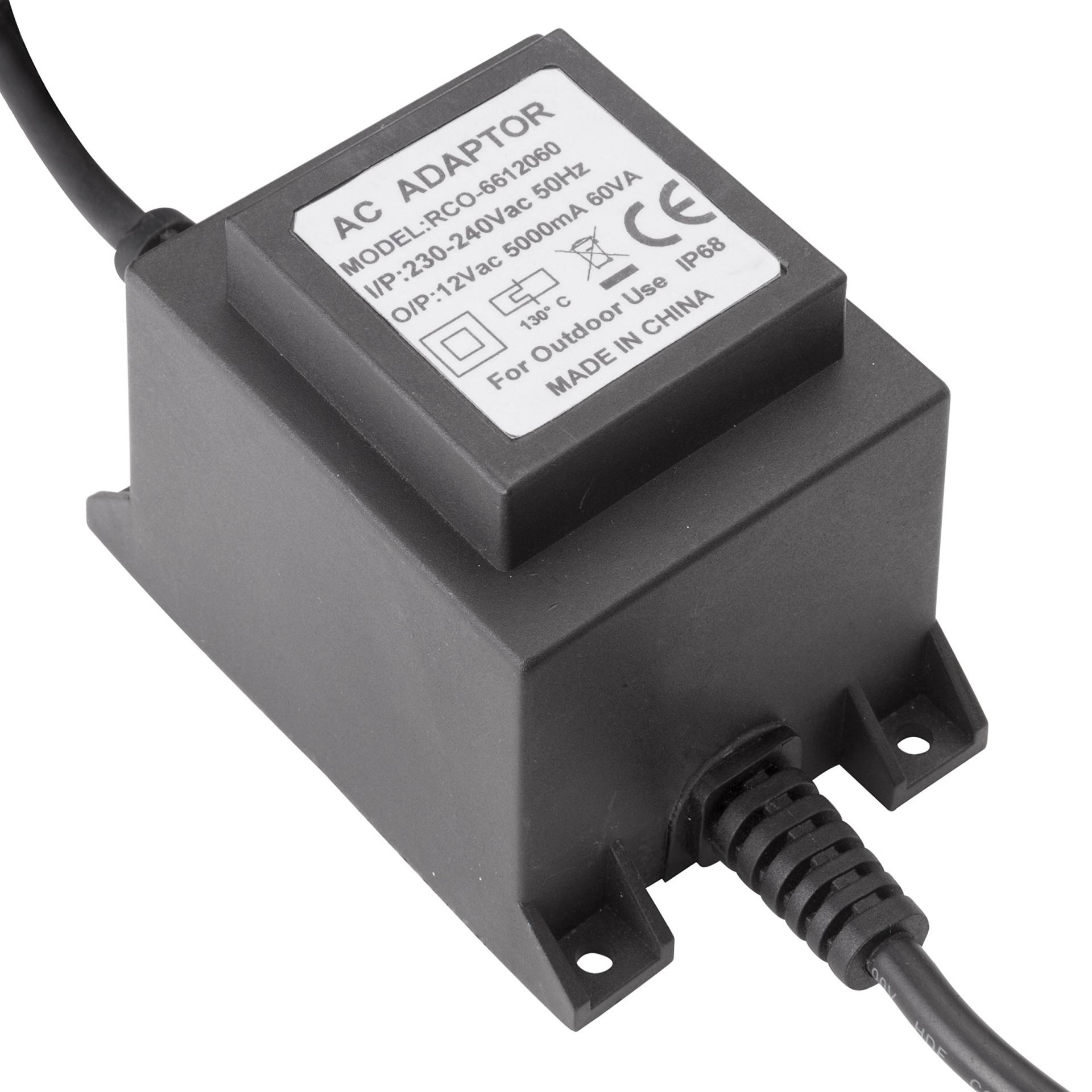Transformator LED 60W 230VAC/12VAC Tauchbar IP68 | Greenice Transformator LED 60W 230VAC/12VAC Tauchbar IP68 | Greenice von Greenice
