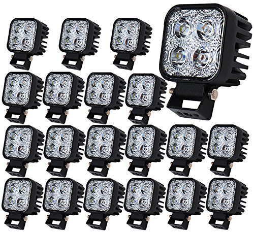 20X 12W Led Arbeitsscheinwerfer Offroad Lampe Flood Scheinwerfer LED Arbeitslicht 12V 24V Zusatzscheinwerfer Rückfahrscheinwerfer für Traktor Bagger SUV - 60 Grad Wasserdicht IP67 1120LM 20X 12W Led Arbeitsscheinwerfer Offroad Lampe Flood Scheinwerfer LED Arbeitslicht 12V 24V Zusatzscheinwerfer Rückfahrscheinwerfer für Traktor Bagger SUV - 60 Grad Wasserdicht IP67 1120LM von Greenmigo