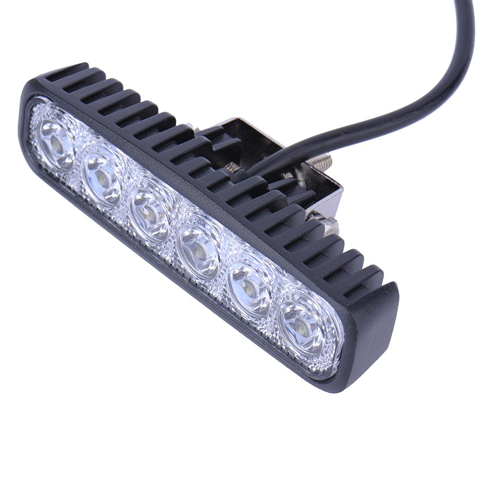 Greenmigo 18W Led Scheinwerfer Offroad Lampe Flood Arbeitsscheinwerfer LED Arbeitslicht 12V 24V Zusatzscheinwerfer Rückfahrscheinwerfer für Traktor Bagger SUV Wasserdicht IP67 von Greenmigo