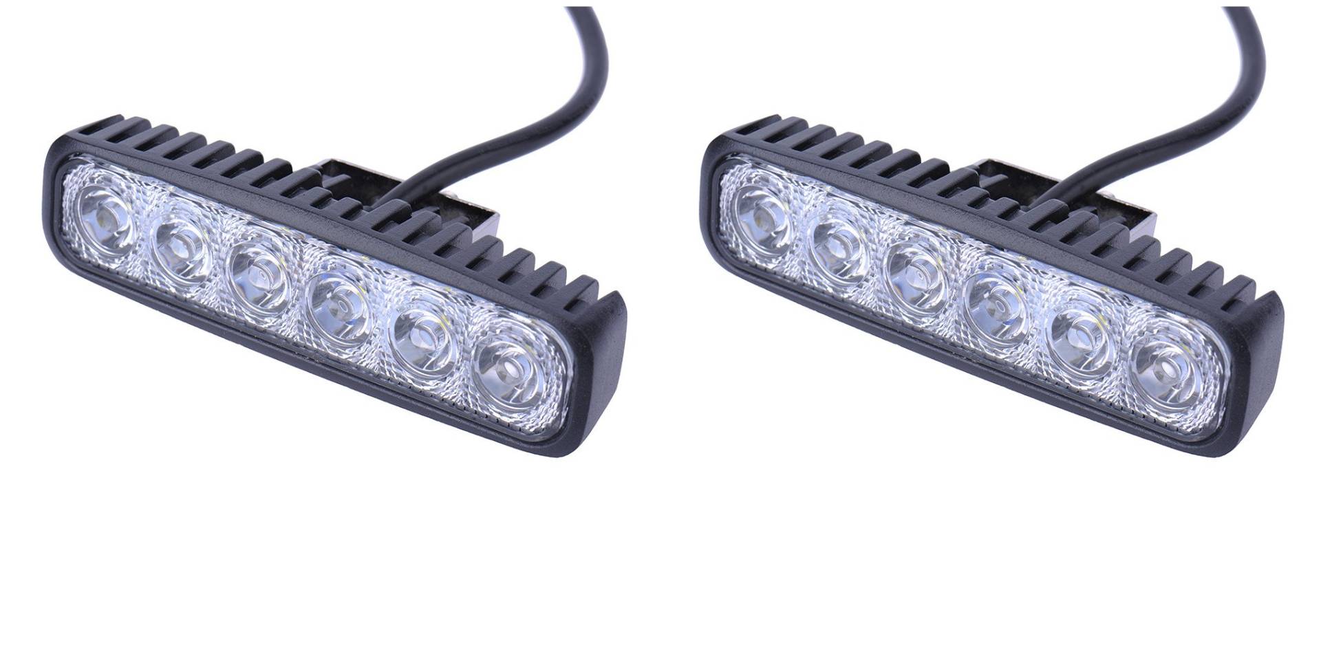 Greenmigo 2X 18W LED Scheinwerfer Offroad Lampe Flood Arbeitsscheinwerfer LED Arbeitslicht 12V 24V Zusatzscheinwerfer für Traktor Bagger SUV Wasserdicht IP67 Greenmigo 2X 18W LED Scheinwerfer Offroad Lampe Flood Arbeitsscheinwerfer LED Arbeitslicht 12V 24V Zusatzscheinwerfer für Traktor Bagger SUV Wasserdicht IP67 von Greenmigo