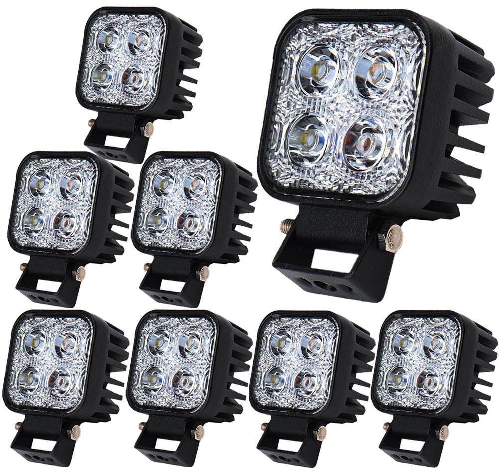 Greenmigo ALPHA DIMA 8X 12W LED Arbeitsscheinwerfer IP67 Offroad Lampe Scheinwerfer LED Arbeitslicht 12V 24V Zusatzscheinwerfer Rückfahrscheinwerfer Greenmigo ALPHA DIMA 8X 12W LED Arbeitsscheinwerfer IP67 Offroad Lampe Scheinwerfer LED Arbeitslicht 12V 24V Zusatzscheinwerfer Rückfahrscheinwerfer von Greenmigo