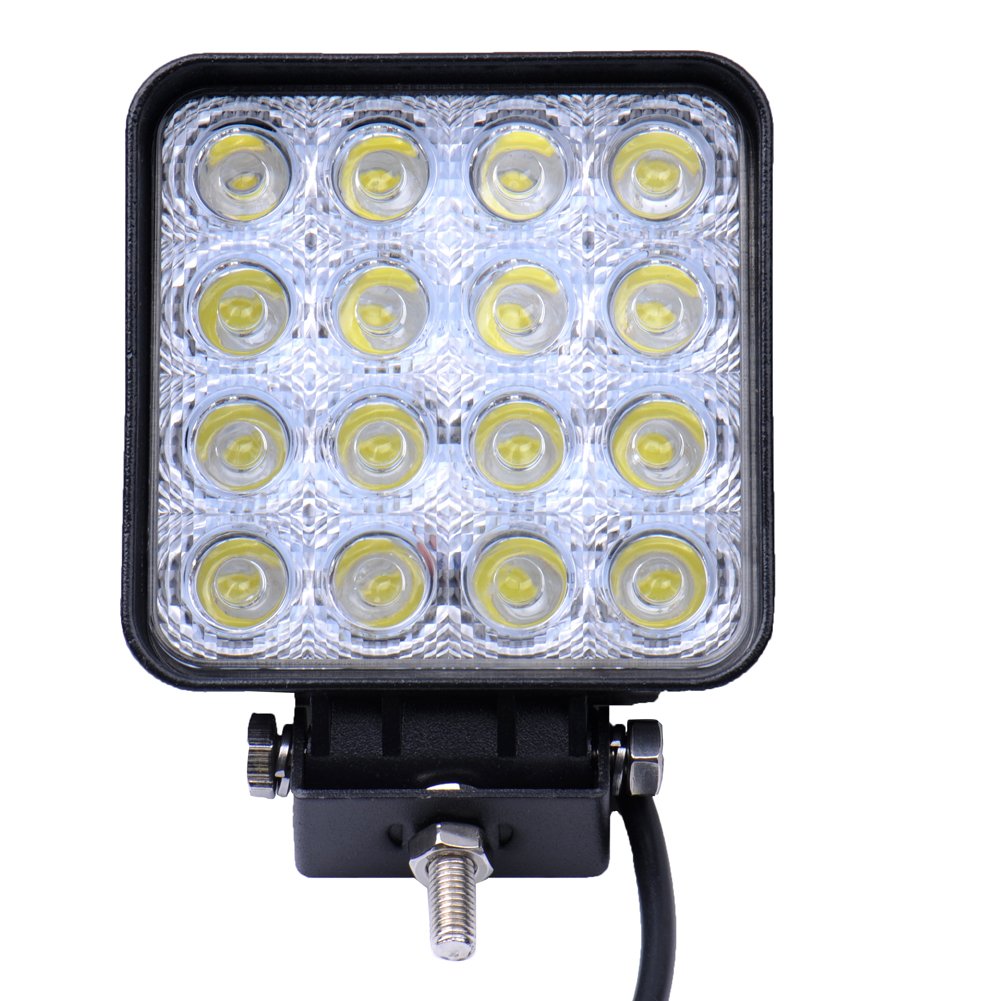 * Top Leistung*48W LED Lampe square Scheinwerfer kaltweiß Spot IP67 Arbeitsscheinwerfer (1) von Greenmigo