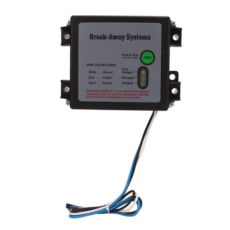 12 -V -Anhängerbremsen, LED Testleuchte Breakaway Kit mit Batterie, Aktivieren Sie Anhängerbremsen, Universell für 12 V Fahrzeug von Greensen