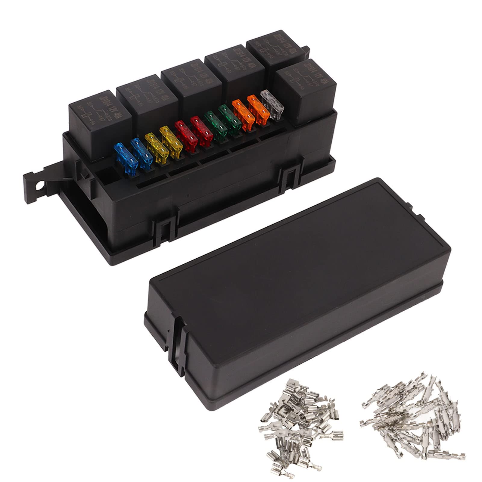 12 V Water Proof Box Relay Box Kit 6 Slots mit 11 ATC ATO 52 CRIMP -Terminals Z Halterung für Automobilwagen Marine Boat 12 V Water Proof Box Relay Box Kit 6 Slots mit 11 ATC ATO 52 CRIMP -Terminals Z Halterung für Automobilwagen Marine Boat von Greensen