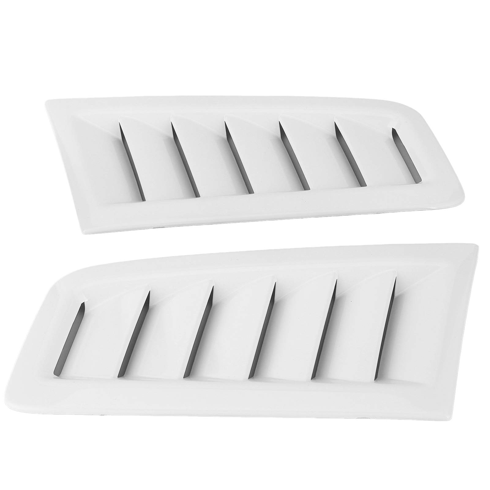 2pcs Motorhaubenablüftung, Universal Car Air Einlasshaubehaube Motorhaube Lüftungslüftung ABS Plastik (1) von Greensen