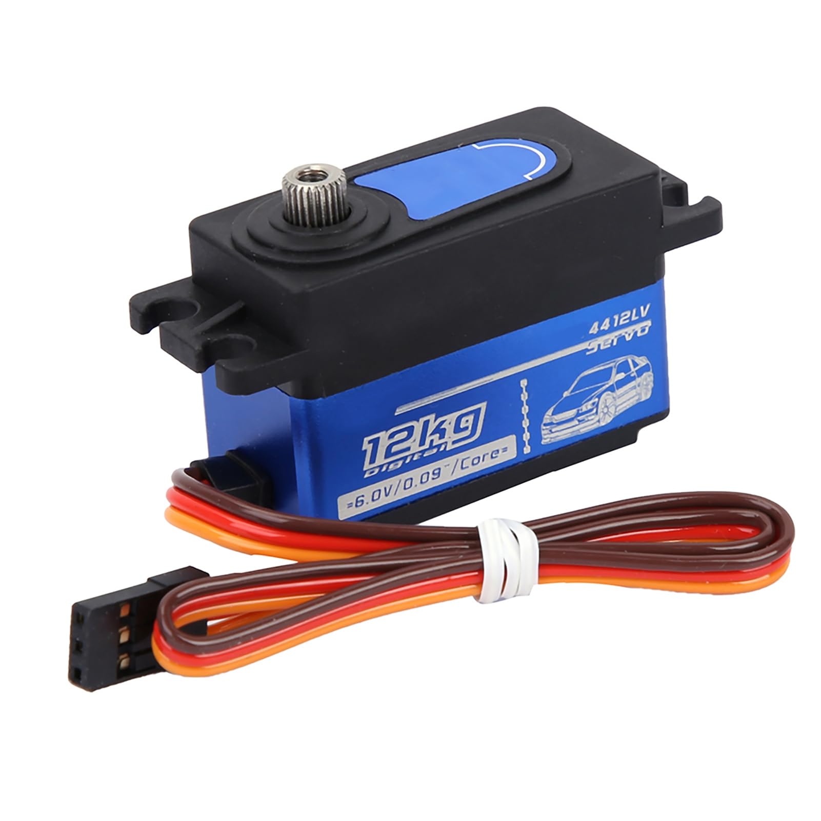 Metal Gear Digital Servo, 12 Kg RC Servo -Motor für RC -Flugzeug, 1:10 Auto, Boot, Schnelle Reaktion und Flexible Leistung, Professionelle Fertigungsstandards, Idealer Ersatz Metal Gear Digital Servo, 12 Kg RC Servo -Motor für RC -Flugzeug, 1:10 Auto, Boot, Schnelle Reaktion und Flexible Leistung, Professionelle Fertigungsstandards, Idealer Ersatz von Greensen