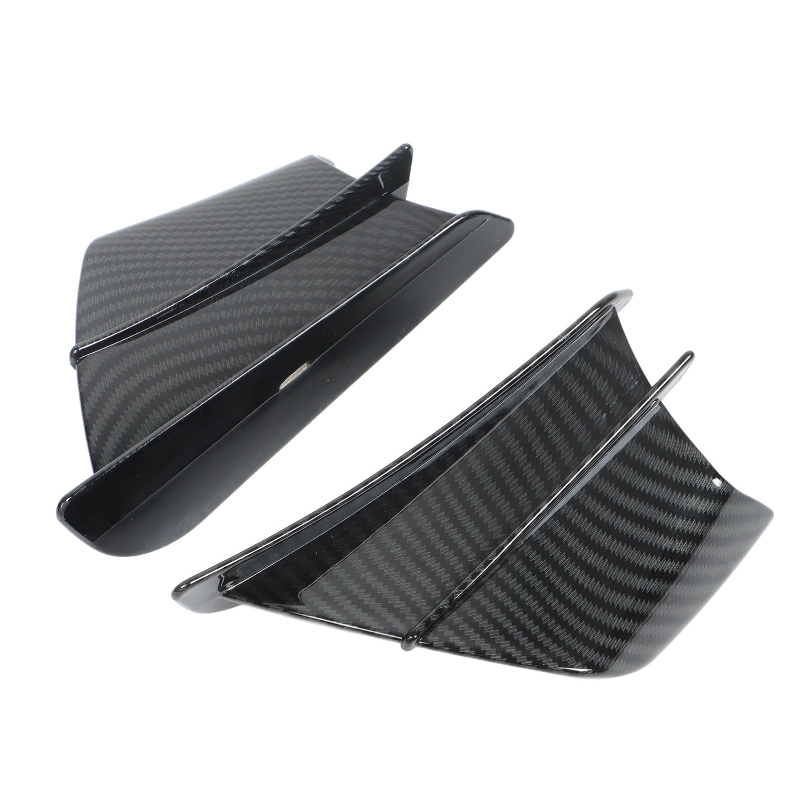 Modedesign -Motorrad -Windflügelpaar, Verbesserung des Reiteserlebnisses Kohlefaser Stile, Universelle Passform, ABS Material, Klebeband für die Montage Modedesign -Motorrad -Windflügelpaar, Verbesserung des Reiteserlebnisses Kohlefaser Stile, Universelle Passform, ABS Material, Klebeband für die Montage von Greensen
