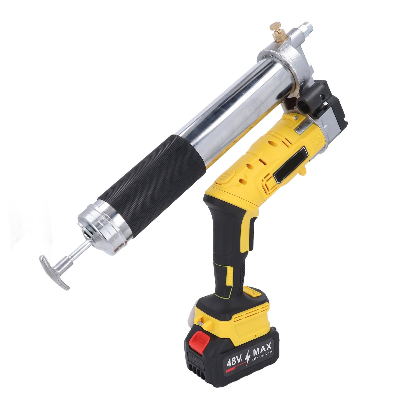 Schnurloses Electric Fett Gun Kit, 10000 Psi -Batterie mit Hochdruckfettpistole mit LED -Licht, Flexibler Schlauch, Tragetasche, Automatischer Operaton, Vielseitige Ladeoptionen, (EU-Stecker) von Greensen
