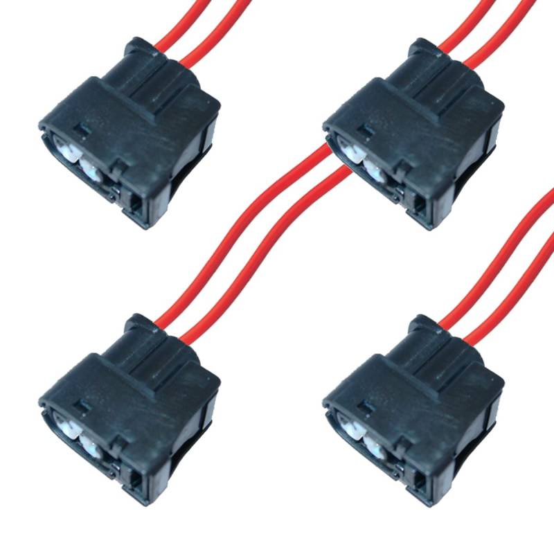 KFZ Ersatz Stecker – Zündspule Benziner – 1JZ 2JZ 1UZ 4AG 3SG RX7 (4 x FEMALE) mit Kabel 7283822630, 7283-8226-30, 90980-11246 von Greenspirits