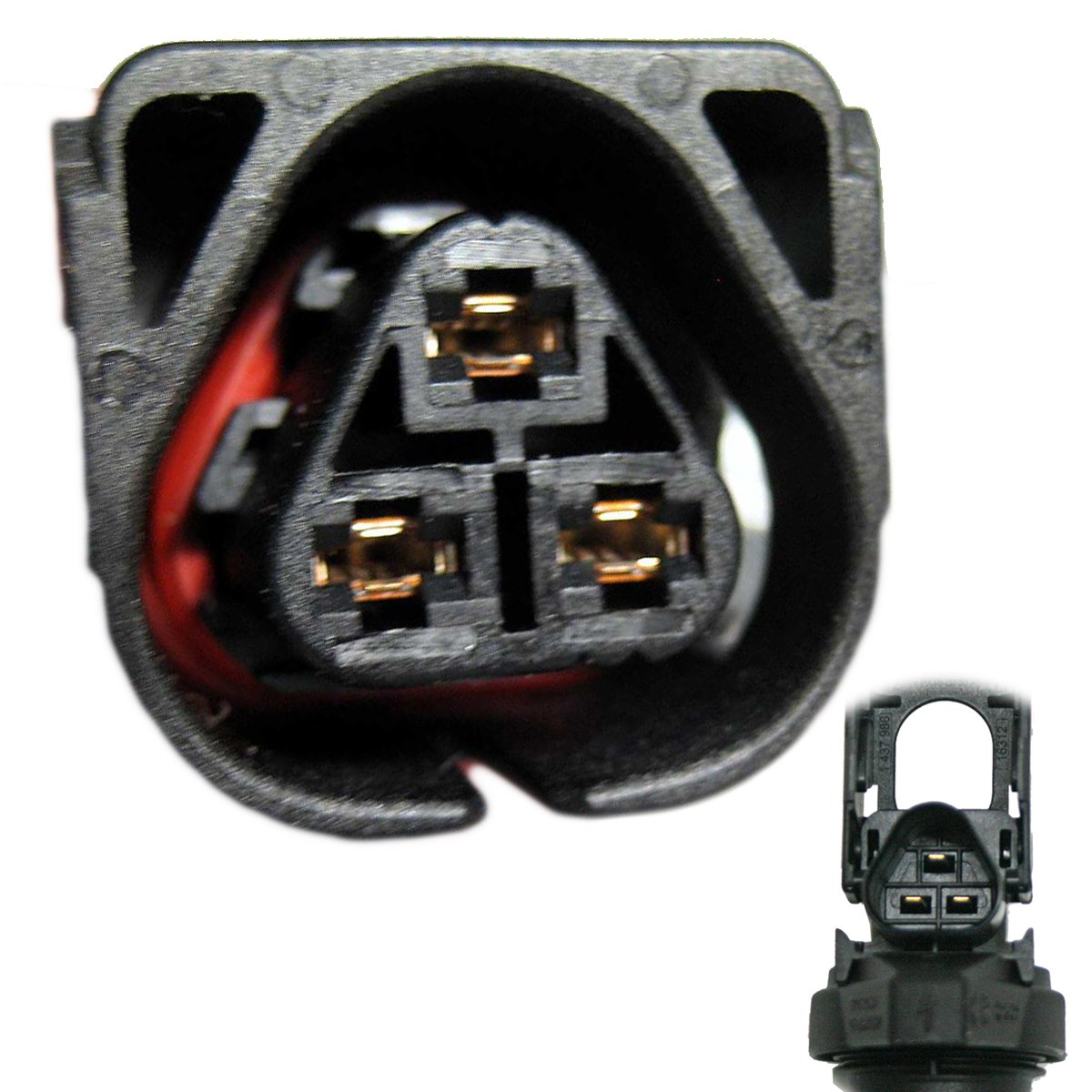 KFZ Ersatz Stecker – Zündspule Benziner – BOSCH BW 3-pole (FEMALE) von Greenspirits