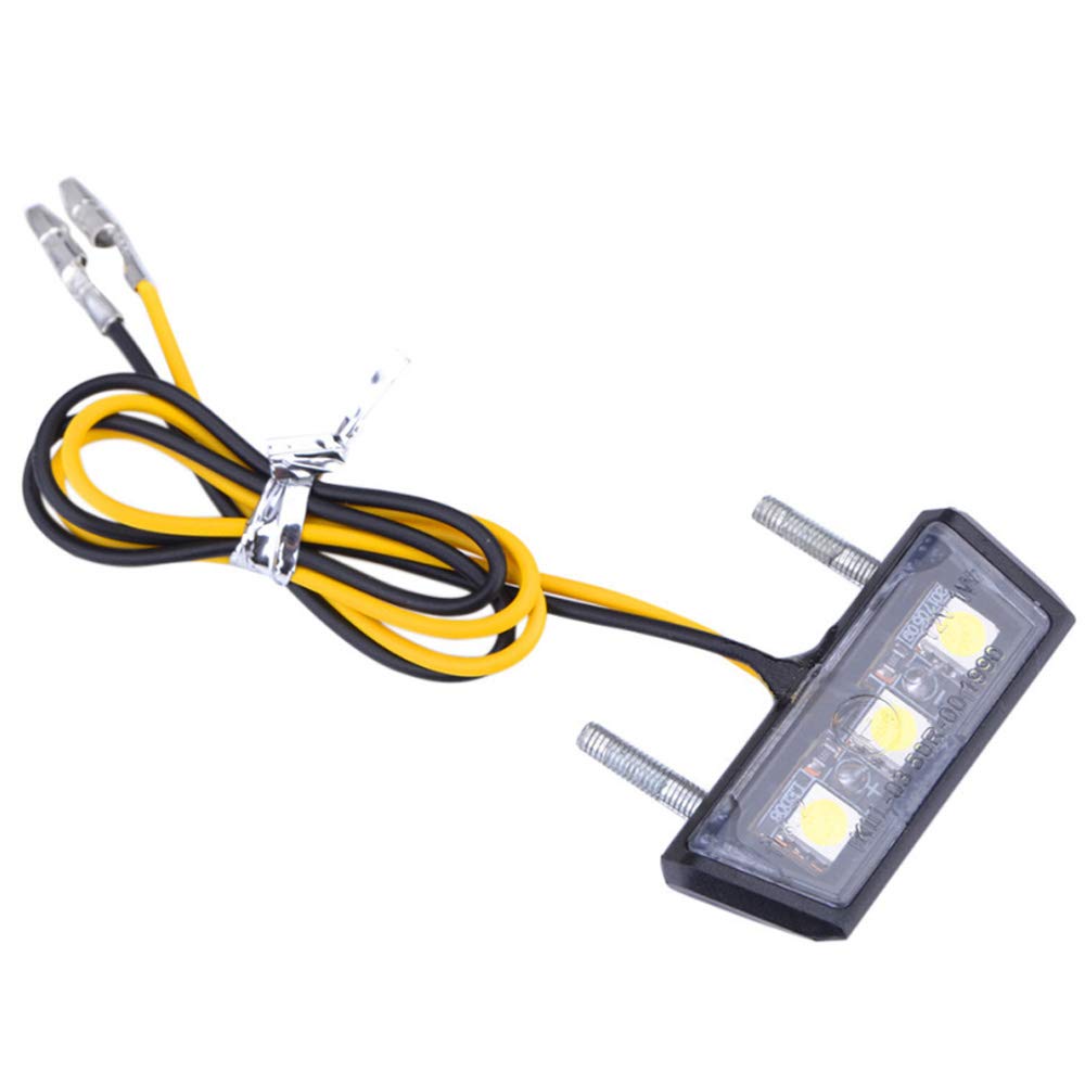 Greluma 1 Stk Motorrad Kennzeichenleuchte 3 SMD LED Chip Mini Tiny Lampe Greluma 1 Stk Motorrad Kennzeichenleuchte 3 SMD LED Chip Mini Tiny Lampe von Greluma
