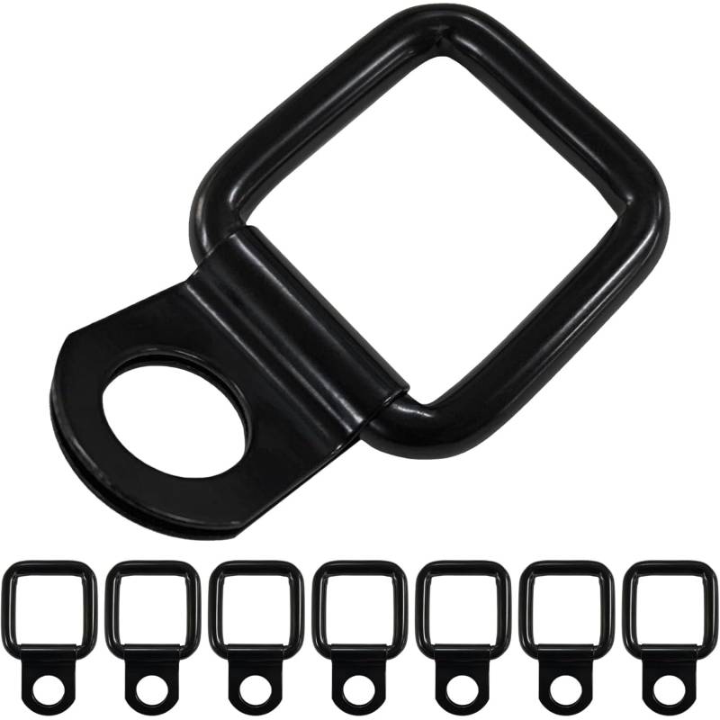 Greluma 8 STK Zurrgurte D-Ringe Anker Ersatz Kompatibel für 1995-2017 JK YJ TJ JKU Sports Sahara Freedom Rubicon X & Unlimited von Greluma