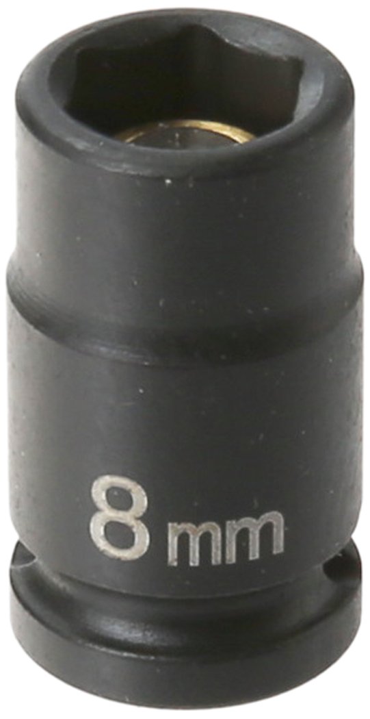 Grey Pneumatic (908MG 1/4-Zoll-Antrieb x 8 mm Magnetischer Standard-Stecknuss. von Grey Pneumatic