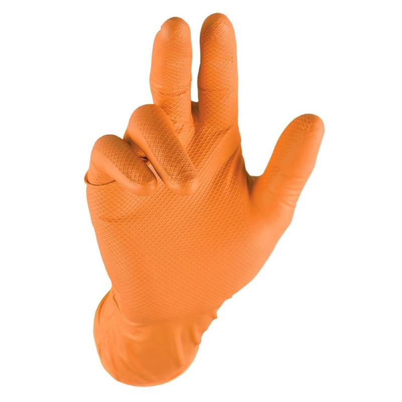 Grippaz qgr-o-XXL Arbeitshandschuhe, Orange, XXL, Stück von 50 von Grippaz