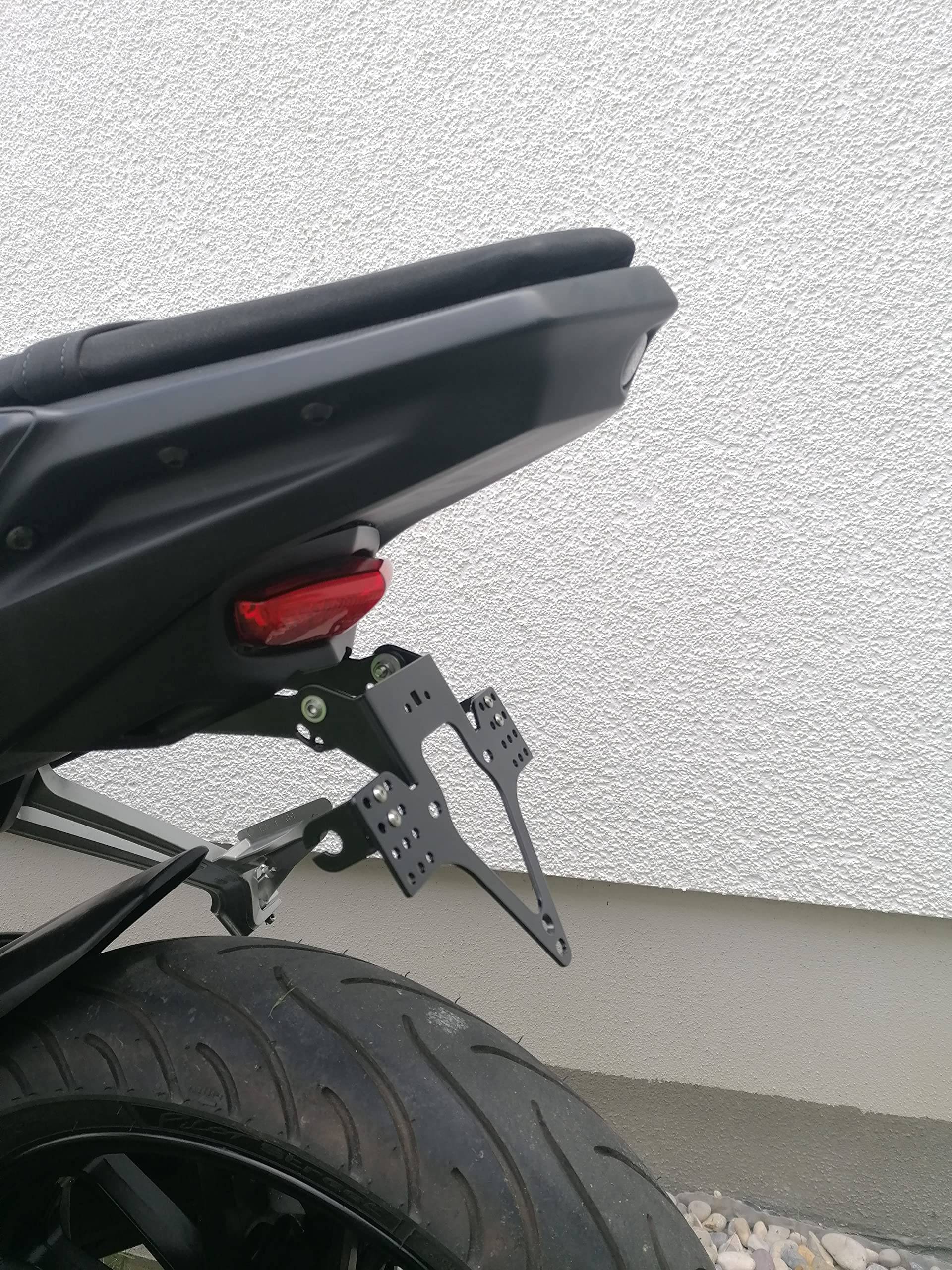 Kennzeichenhalter GroFaTec EVO für Yamaha MT 125 Bj.14-19 Kennzeichenträger MT-125 Nummernschild mt125 Träger Halter kurzes Heck Heckumbau Porta Targa mt-125 Kennzeichenhalter GroFaTec EVO für Yamaha MT 125 Bj.14-19 Kennzeichenträger MT-125 Nummernschild mt125 Träger Halter kurzes Heck Heckumbau Porta Targa mt-125 von GroFaTec