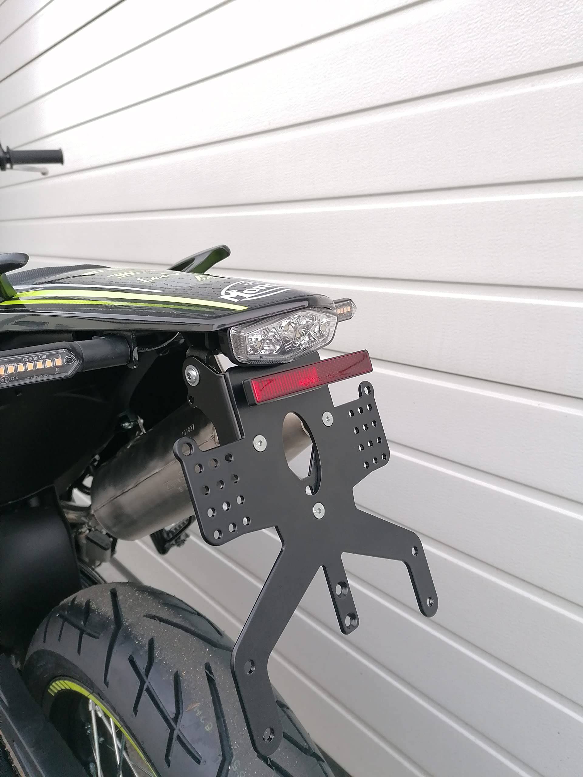 Kennzeichenhalter für FB Mondial SMX 125 Bj 2021-2023 GroFaTec Revo Short Kennzeichenträger Enduro smx125 Supermoto Träger Halter kurzes Heck Heckumbau Kennzeichenhalter KL Motors KXE 125 Kennzeichenhalter für FB Mondial SMX 125 Bj 2021-2023 GroFaTec Revo Short Kennzeichenträger Enduro smx125 Supermoto Träger Halter kurzes Heck Heckumbau Kennzeichenhalter KL Motors KXE 125 von GroFaTec