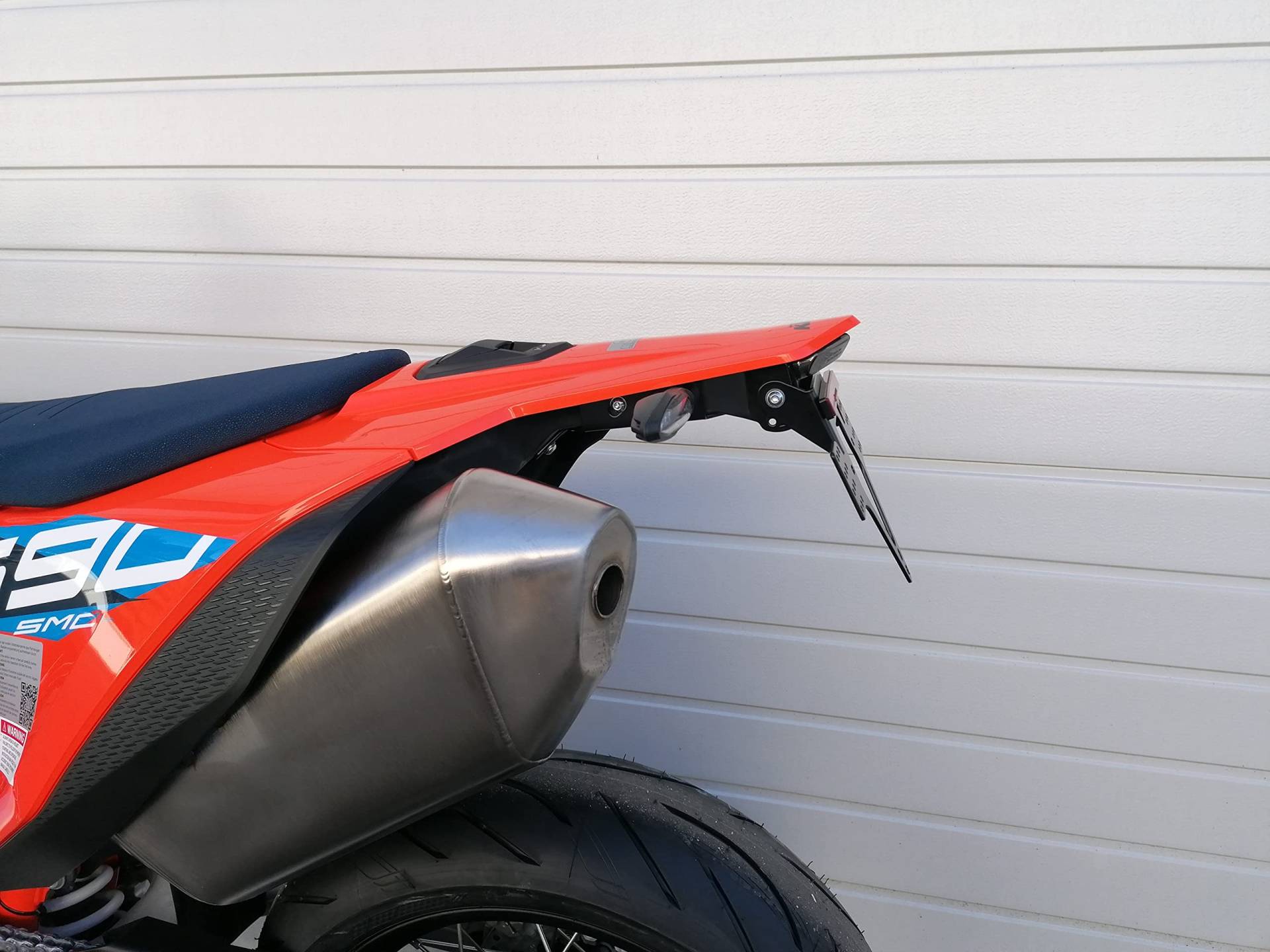 Kennzeichenhalter für KTM 690 SMC R 2019-2023 GroFaTec EVO Smart Kennzeichenträger SMC-R Supermoto Enduro Nummernschild Träger Halter kurzes Heck Heckumbau Porta Targa KTM smcr 690 Kennzeichenhalter für KTM 690 SMC R 2019-2023 GroFaTec EVO Smart Kennzeichenträger SMC-R Supermoto Enduro Nummernschild Träger Halter kurzes Heck Heckumbau Porta Targa KTM smcr 690 von GroFaTec