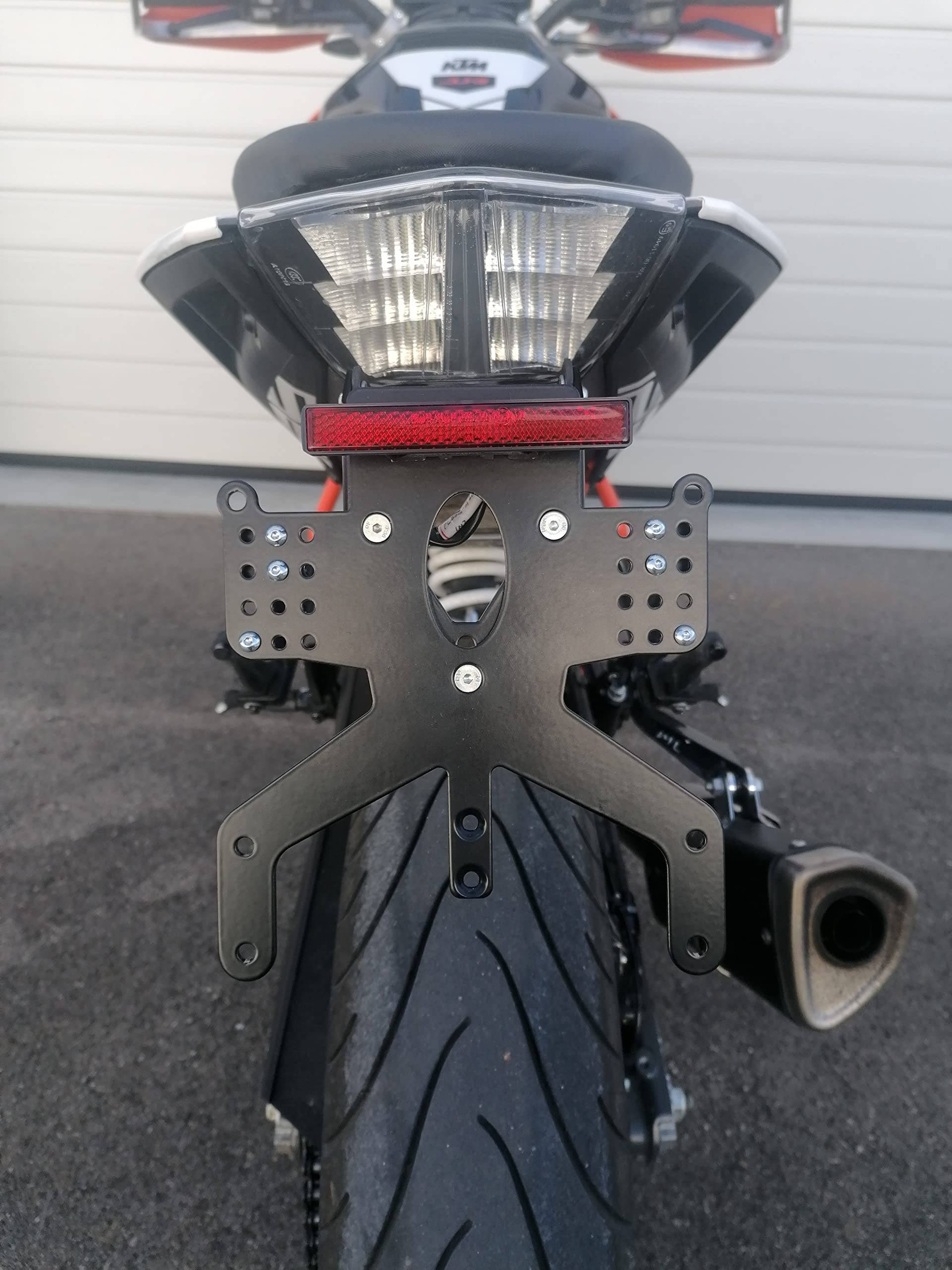 Kennzeichenhalter für KTM Duke 125 250 390 REVO Short GroFaTec 2017-2022 Kennzeichenträger Kennzeichenbeleuchtung Nummernschild Träger Halter kurzes Heck Porta Targa Naked KTM duke125 duke390 Kennzeichenhalter für KTM Duke 125 250 390 REVO Short GroFaTec 2017-2022 Kennzeichenträger Kennzeichenbeleuchtung Nummernschild Träger Halter kurzes Heck Porta Targa Naked KTM duke125 duke390 von GroFaTec