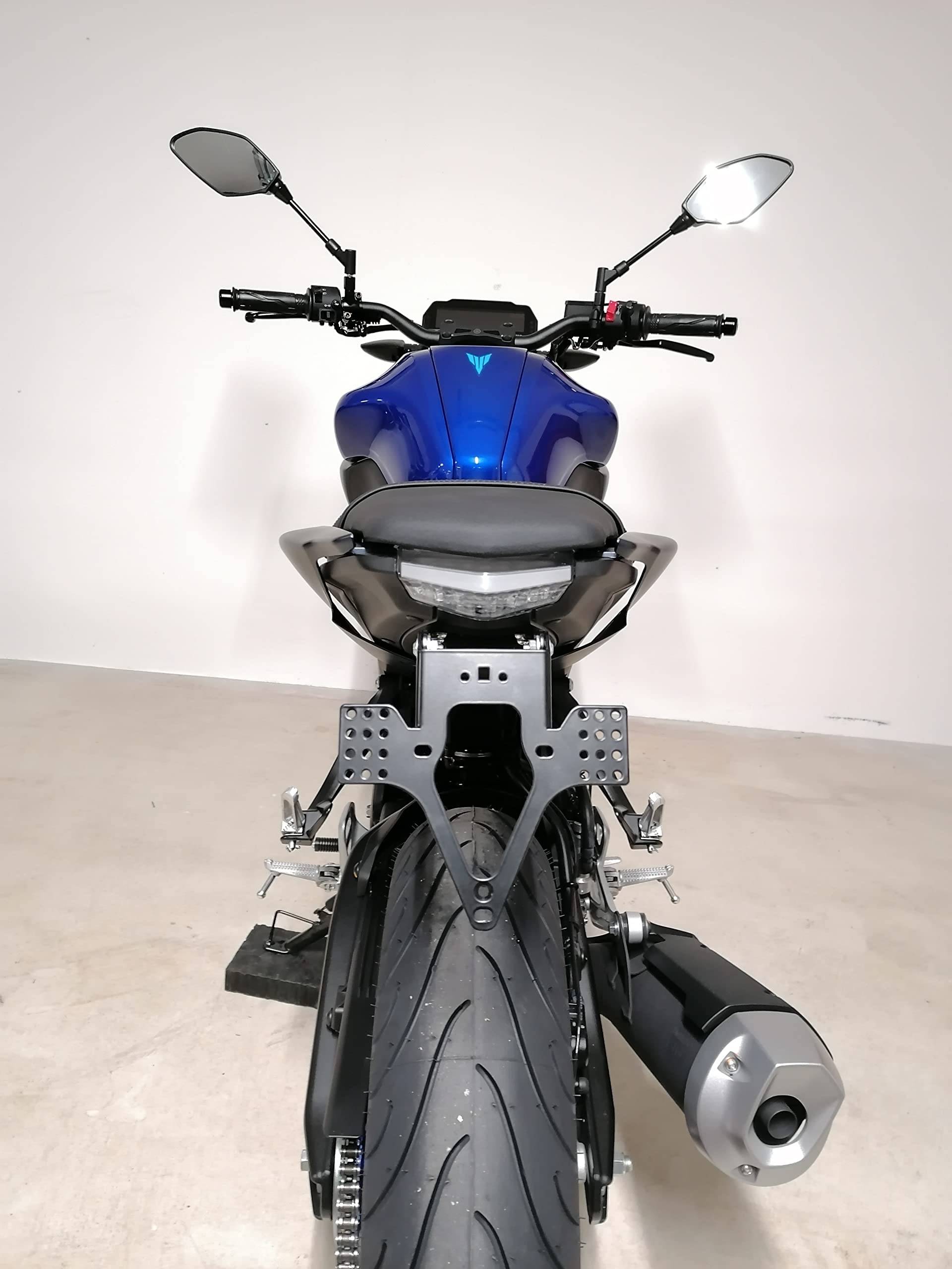 Kennzeichenhalter für Yamaha MT 125 Bj.20-23 GroFaTec EVO Kennzeichenträger MT-125 Nummernschild mt125 Träger Halter kurzes Heck Heckumbau Modell 2023Porta Targa mt-125 Kennzeichenhalter für Yamaha MT 125 Bj.20-23 GroFaTec EVO Kennzeichenträger MT-125 Nummernschild mt125 Träger Halter kurzes Heck Heckumbau Modell 2023Porta Targa mt-125 von GroFaTec