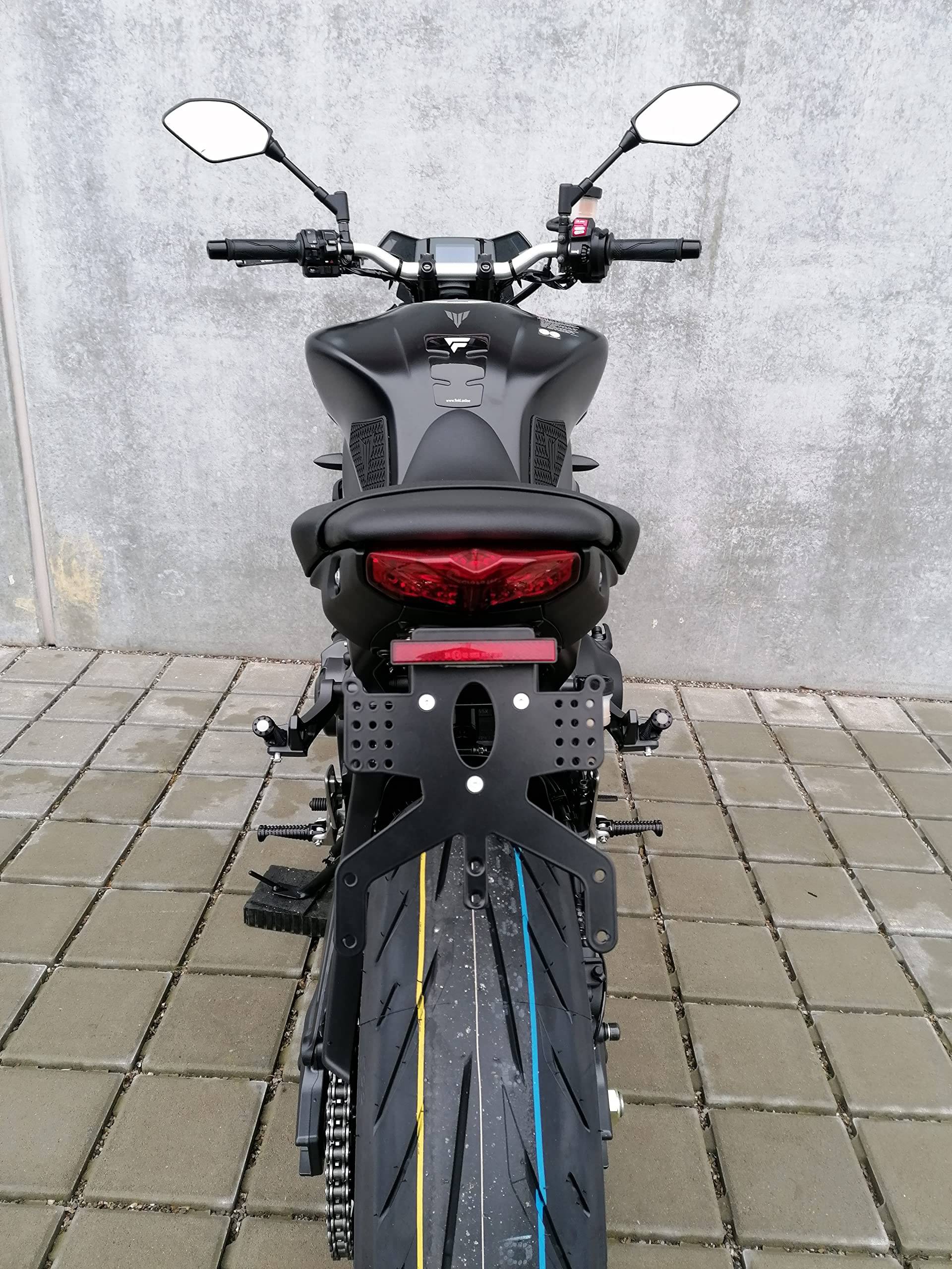 kurzer Kennzeichenhalter REVO Short für Yamaha MT09 ab 2021-2023 GroFaTec Heckumbau Kennzeichenträger mt-09 Nummerschildträger kurz Retro MT-09 kurzer Kennzeichenhalter REVO Short für Yamaha MT09 ab 2021-2023 GroFaTec Heckumbau Kennzeichenträger mt-09 Nummerschildträger kurz Retro MT-09 von GroFaTec