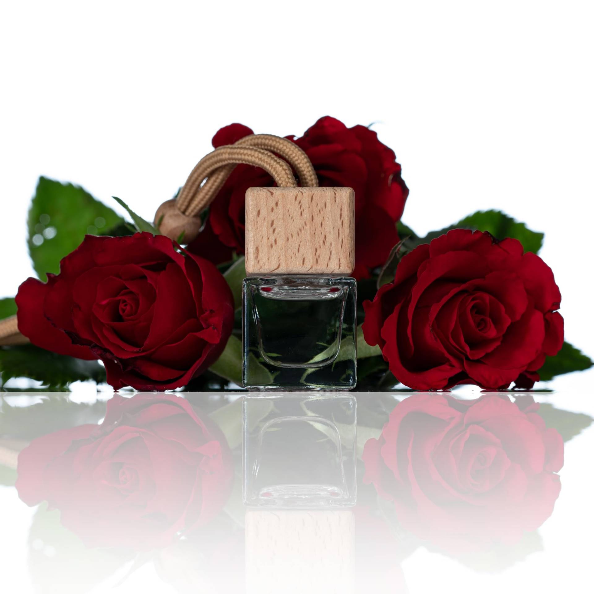 GroTI Lufterfrischer Auto Duft Anhänger Red Rose Queen 5ml - Verschiedene Symbole von GroTI