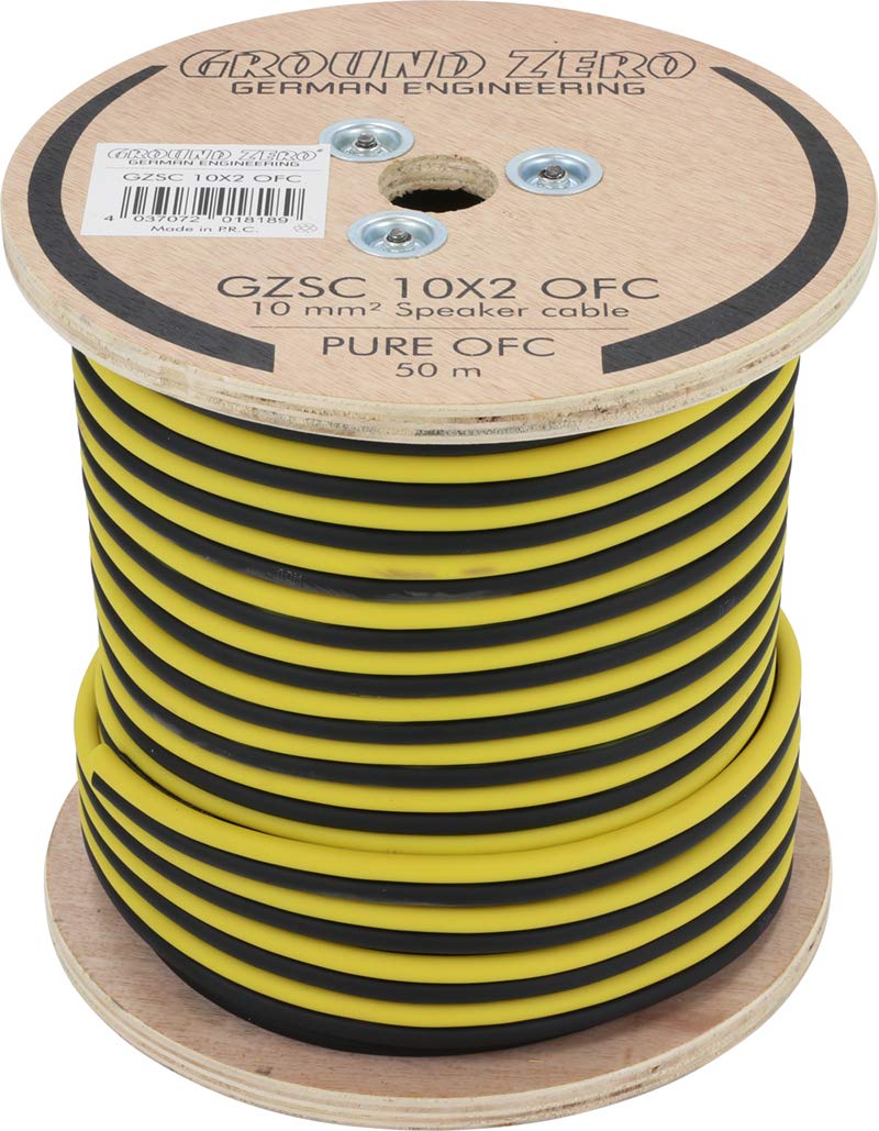 Ground Zero | GZSC 10X2 OFC | 2X 10 Pure OFC Kupfer Lautsprecherkabel Ground Zero | GZSC 10X2 OFC | 2X 10 Pure OFC Kupfer Lautsprecherkabel von Ground Zero