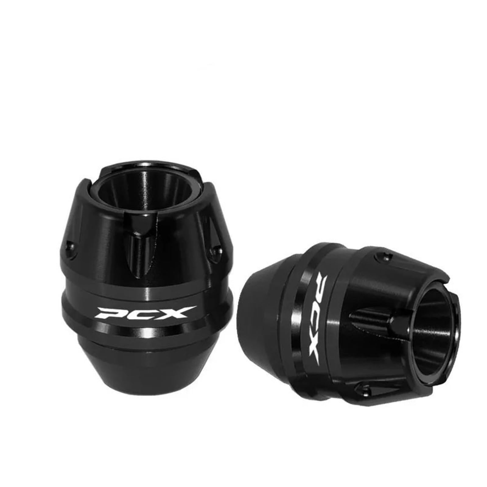 GsvUbd Gabelschutz Für H&onda Für PCX125 PCX 125 150 Vorderradgabel Radfall Schalldämpfer Rohrrahmenschutz Rahmenschieber Anti-Crash-Schutz(Black-1) von GsvUbd