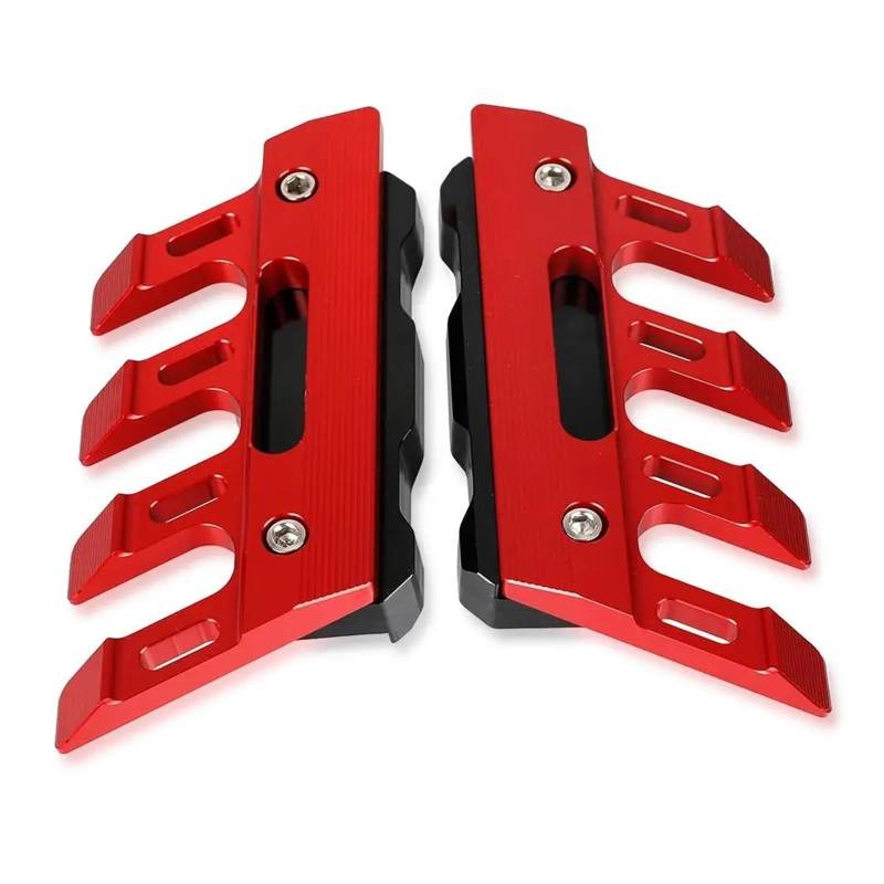 GsvUbd Gabelschutz Für R1200RT R 1200RT 2010-2018 Motorrad-Kotflügel-Seitenschutzblock, vorderer Motorrad-Kotflügel-Seitenschutz-Anti-Fall-Schieberegler(Red NO Logo) von GsvUbd