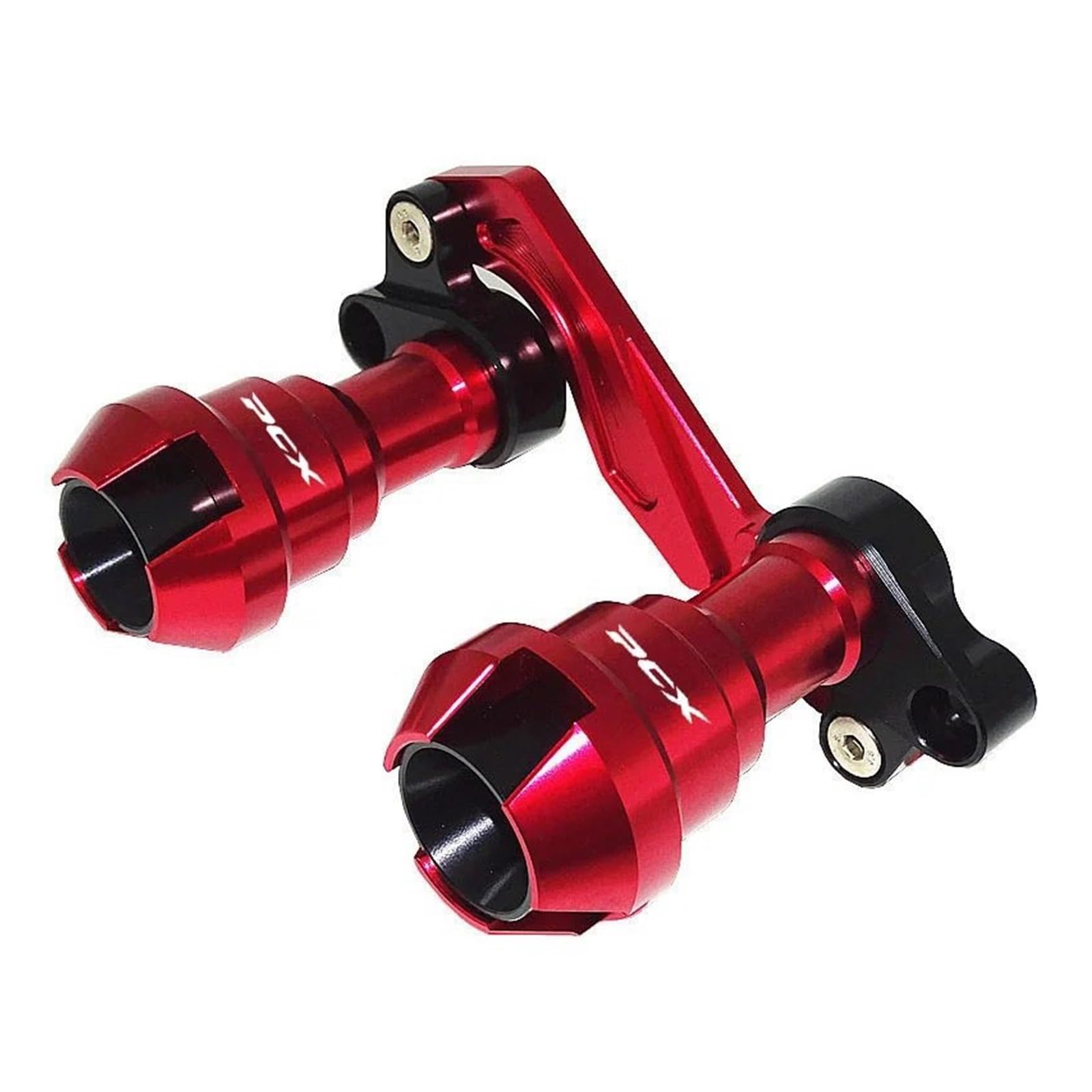 GsvUbd Gabelschutz Für Y&amaha Für NMAX155 Für NMAX 155 Vorderradgabel Radsturz Schalldämpfer Rohrrahmenschutz Rahmenschieber Anti-Crash-Schutz(Red) von GsvUbd