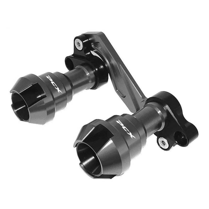 GsvUbd Gabelschutz Für Y&amaha Für NMAX155 Für NMAX 155 Vorderradgabel Radsturz Schalldämpfer Rohrrahmenschutz Rahmenschieber Anti-Crash-Schutz(Titanium) von GsvUbd