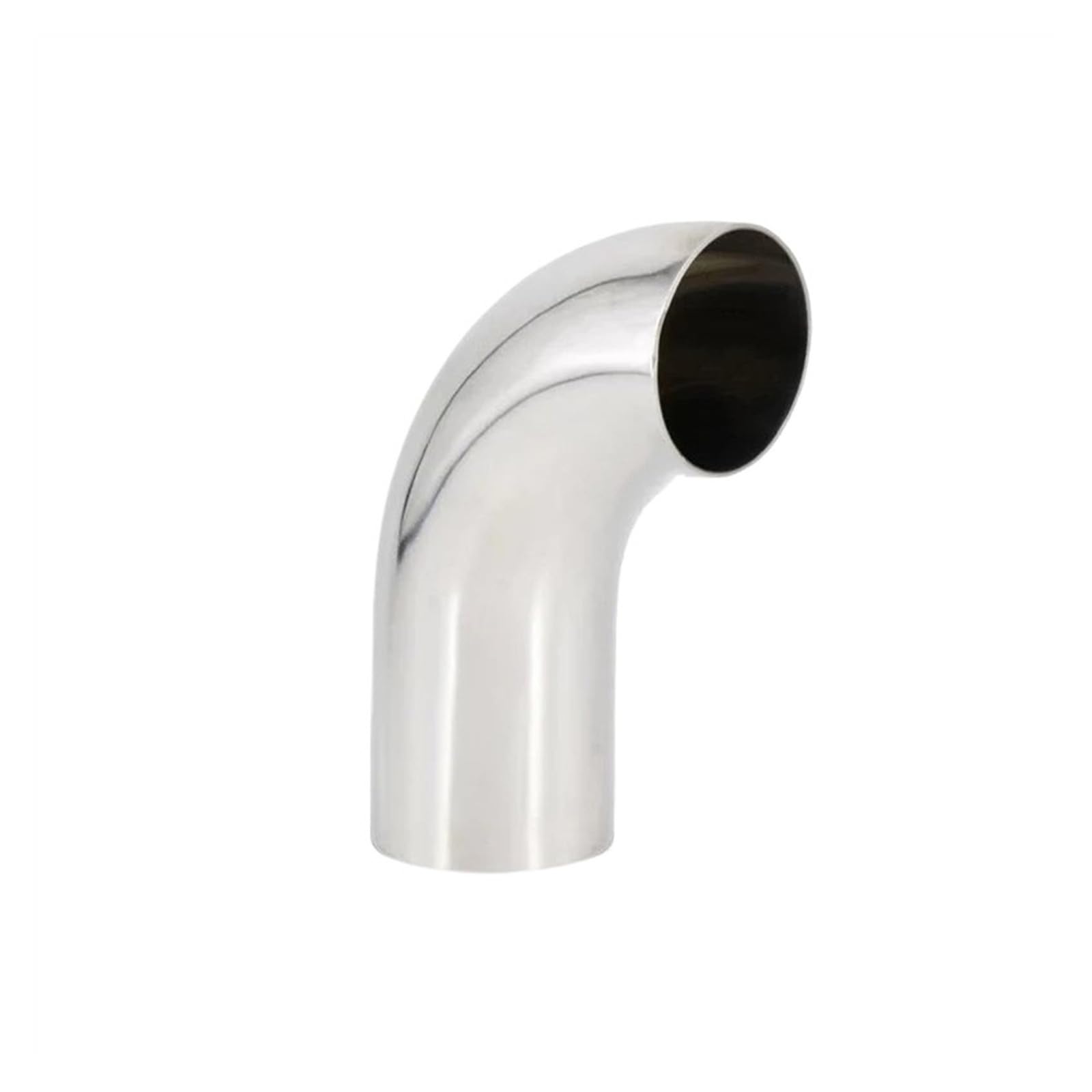 Auto Endrohre 51mm 63mm Auto Teile Automobil Auspuffrohr Schalldämpfer Edelstahl 304 Ellenbogen 90 Grad Winkel Rohr Auto Doppelendrohr(63mm) von Gtdtixc