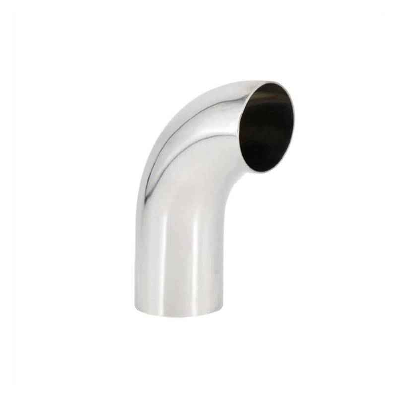 Auto Endrohre 51mm 63mm Auto Teile Automobil Auspuffrohr Schalldämpfer Edelstahl 304 Ellenbogen 90 Grad Winkel Rohr Auto Doppelendrohr(63mm) von Gtdtixc
