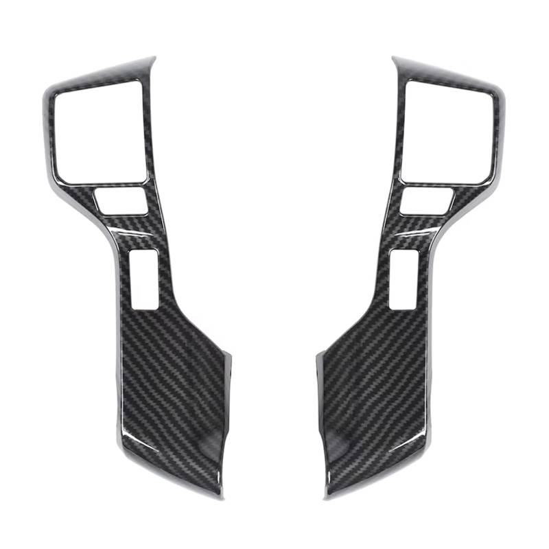 Auto Interieur Zubehör Für 4Runner 2010+ Autoinnenraum Lenkradknopf Schalter Dekoration Abdeckung Rahmen Zieraufkleber Interieurleisten Zubehör(Carbon Fiber Grain C) von Gtdtixc
