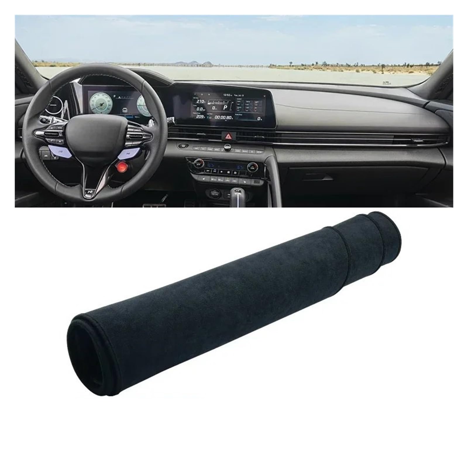 Auto Interieur Zubehör Für Hyundai Für Elantra CN7 2021-2024 Auto Armaturenbrett Abdeckung Armaturenbrett Matte Sonnenschutz Vermeiden Licht Rutschfeste Unterlage Interieurleisten Zubehör(B Black) Auto Interieur Zubehör Für Hyundai Für Elantra CN7 2021-2024 Auto Armaturenbrett Abdeckung Armaturenbrett Matte Sonnenschutz Vermeiden Licht Rutschfeste Unterlage Interieurleisten Zubehör(B Black) von Gtdtixc