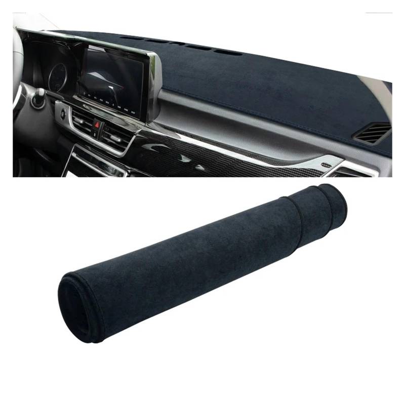 Auto Interieur Zubehör Für Kia Für Seltos SP2 KX3 2020-2024 Auto-Armaturenbrett-Abdeckung Armaturenbrett-Matte Sonnenschutz Vermeiden Sie Leichtes Rutsch-Pad Interieurleisten Zubehör(LHD Black) von Gtdtixc