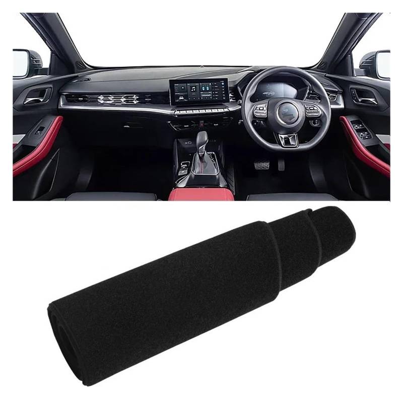 Auto Interieur Zubehör Für MG 5 Für MG5 2020 2021 2022 2023 Auto-Armaturenbrett-Abdeckung Armaturenbrett-Matte Sonnenschutz Vermeiden Sie Leichtes Rutsch-Pad Interieurleisten Zubehör(A Black Side RHD) von Gtdtixc