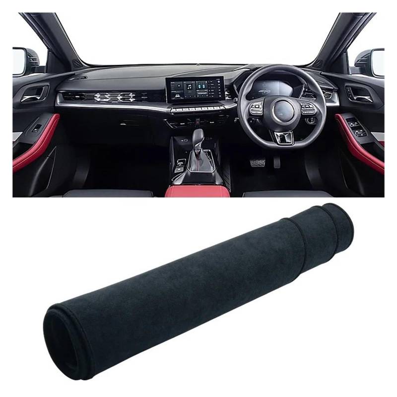 Auto Interieur Zubehör Für MG 5 Für MG5 2020 2021 2022 2023 Auto-Armaturenbrett-Abdeckung Armaturenbrett-Matte Sonnenschutz Vermeiden Sie Leichtes Rutsch-Pad Interieurleisten Zubehör(B Black RHD) von Gtdtixc